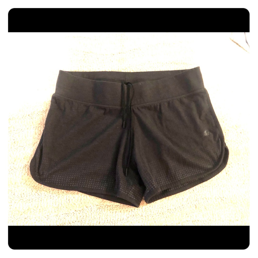 Adidas black shorts.